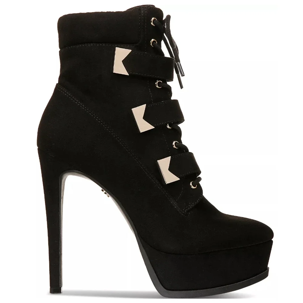 Thalia Sodi Women's Sasha Platform Dress Booties Size 10 Black NWT - Picture 3 of 10